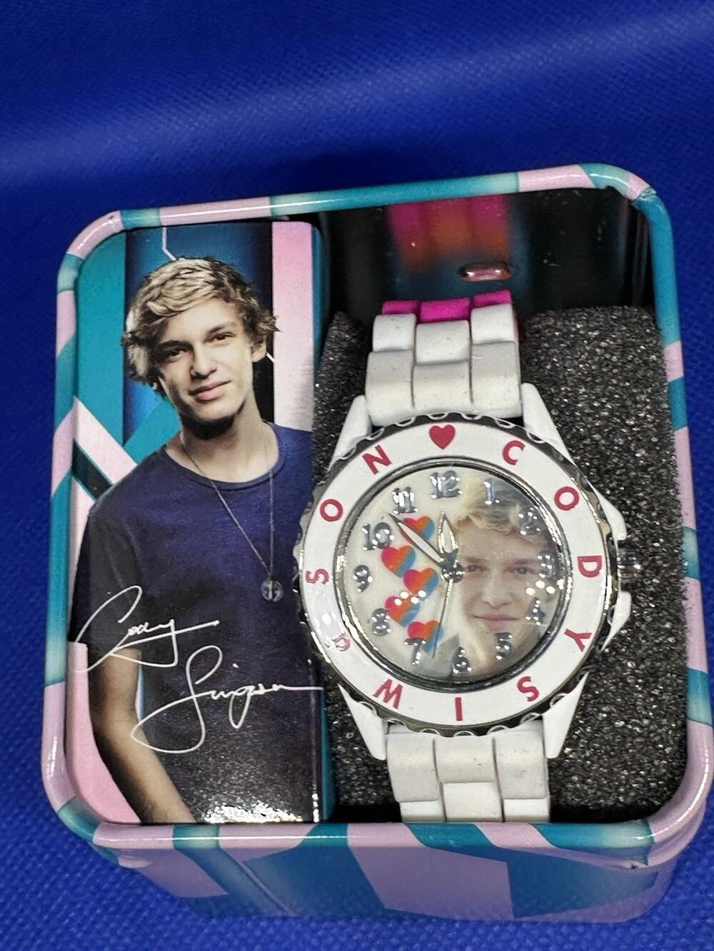 Cody Simpson Watch NEW Working Original Collector Tin Multicolor Band
